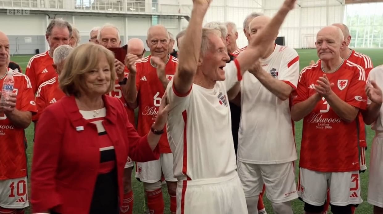 Wales vs. England Over 75s Football Match: Exemplifying Healthy Ageing